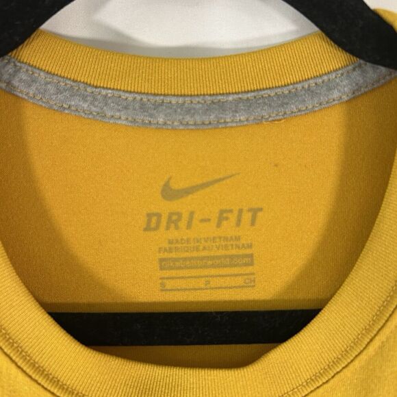 Missouri Tigers Nike Shirt Men's Small Yellow Short Sleeve Crew Neck Dri-Fit - Picture 5 of 6